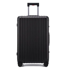 TREK Aluminum Suitcase Black