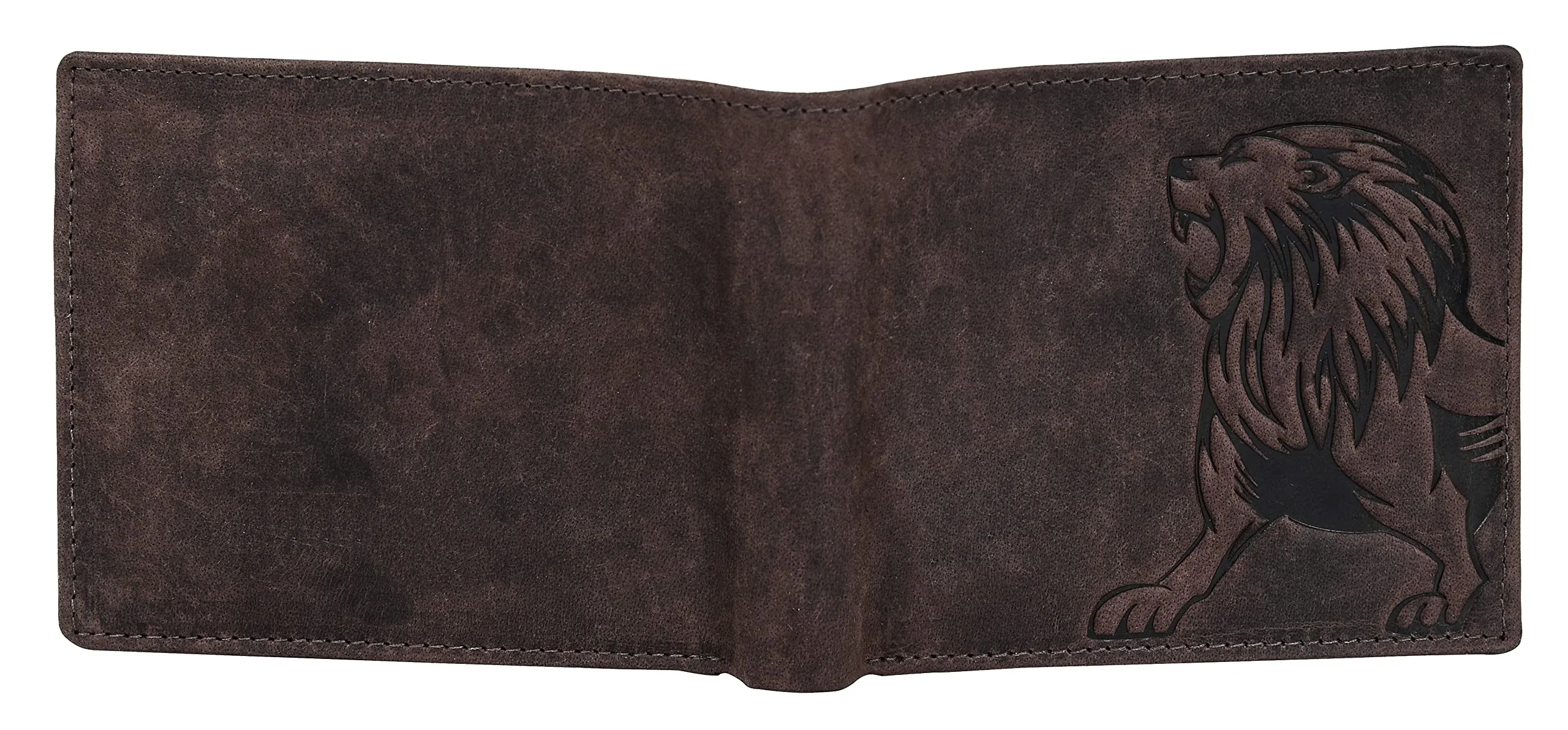 URBAN FOREST Leo Vintage Brown Leather Wallet for Men