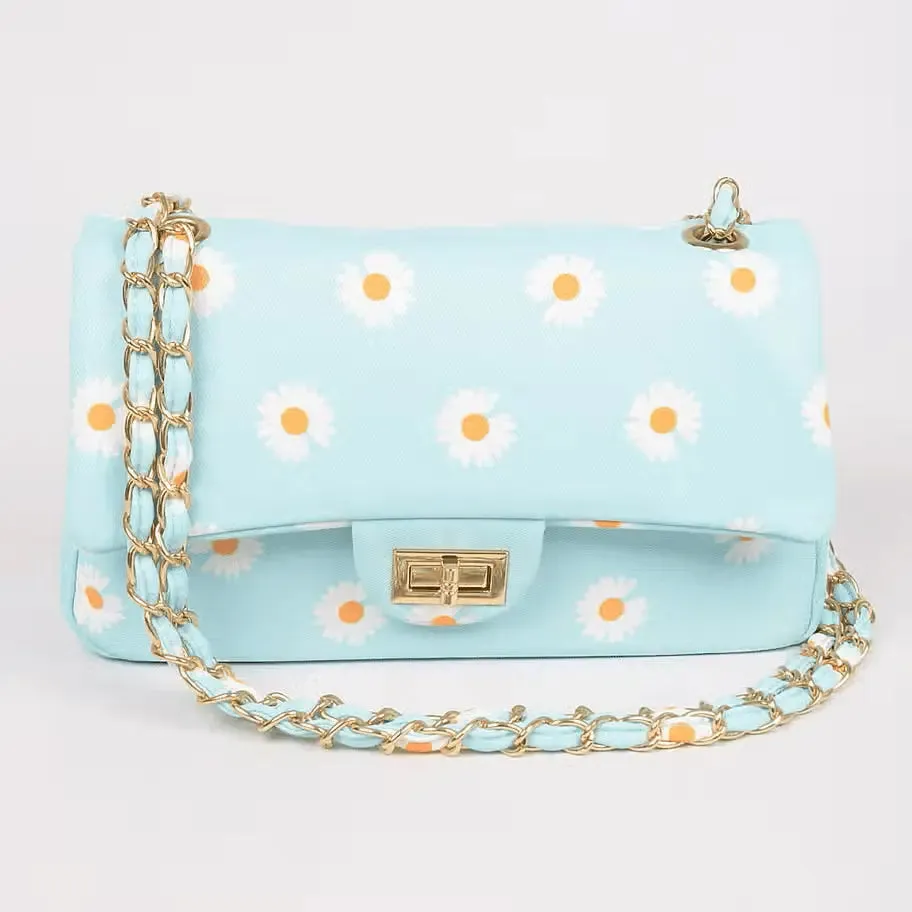 Vera Quilted Flower Shoulder Bag