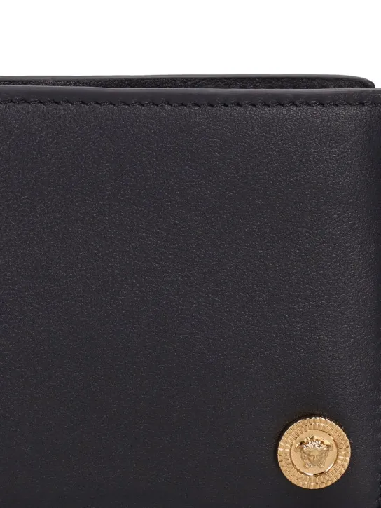 Versace   Leather logo bifold wallet 