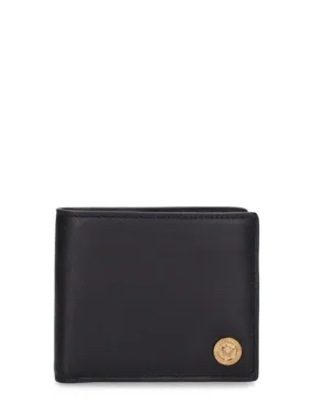 Versace   Leather logo bifold wallet 