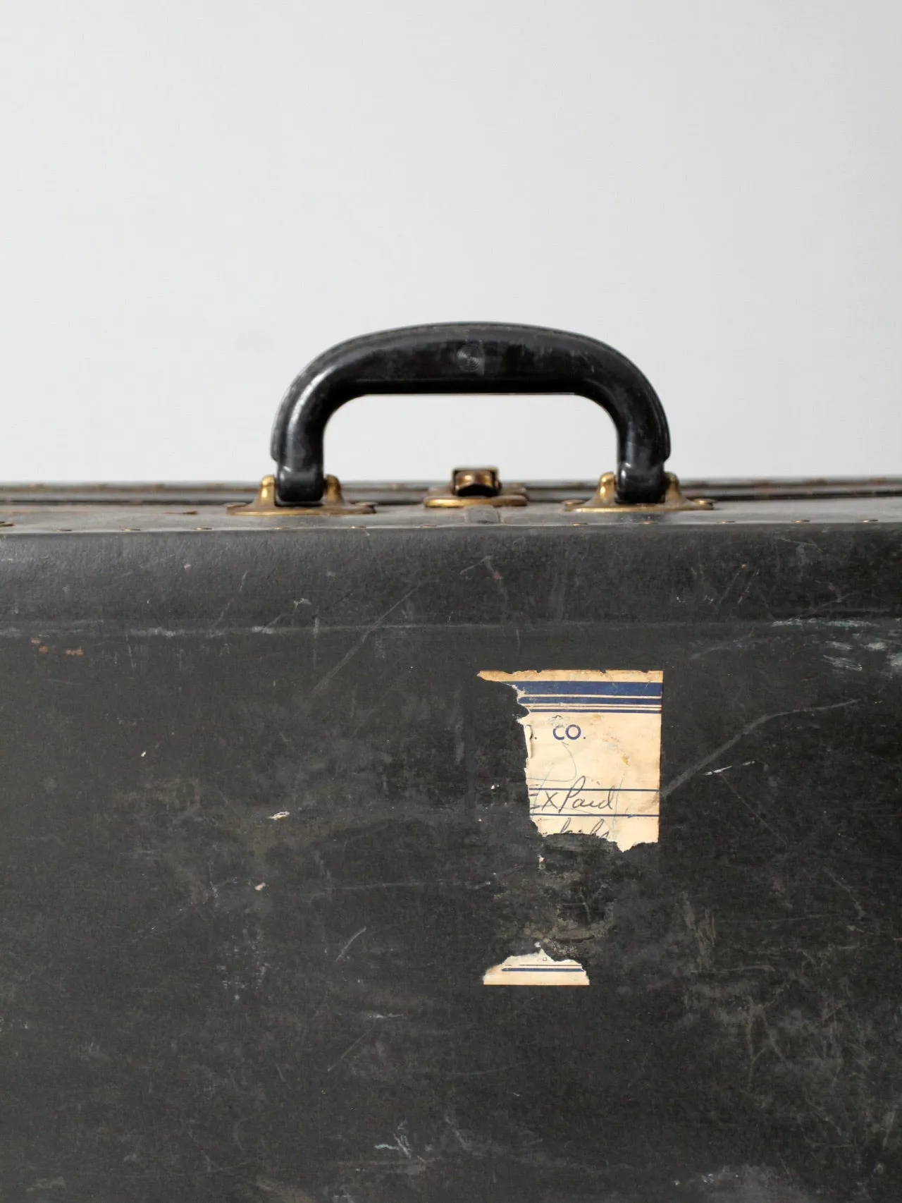 vintage black suitcase