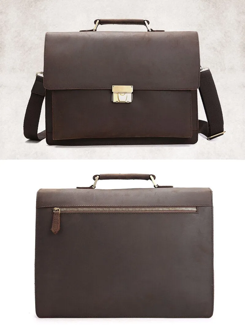 Vintage Genuine Leather Briefcase