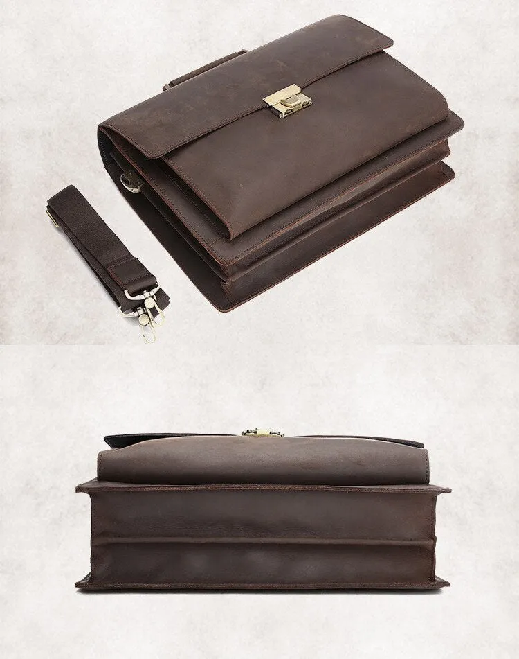 Vintage Genuine Leather Briefcase