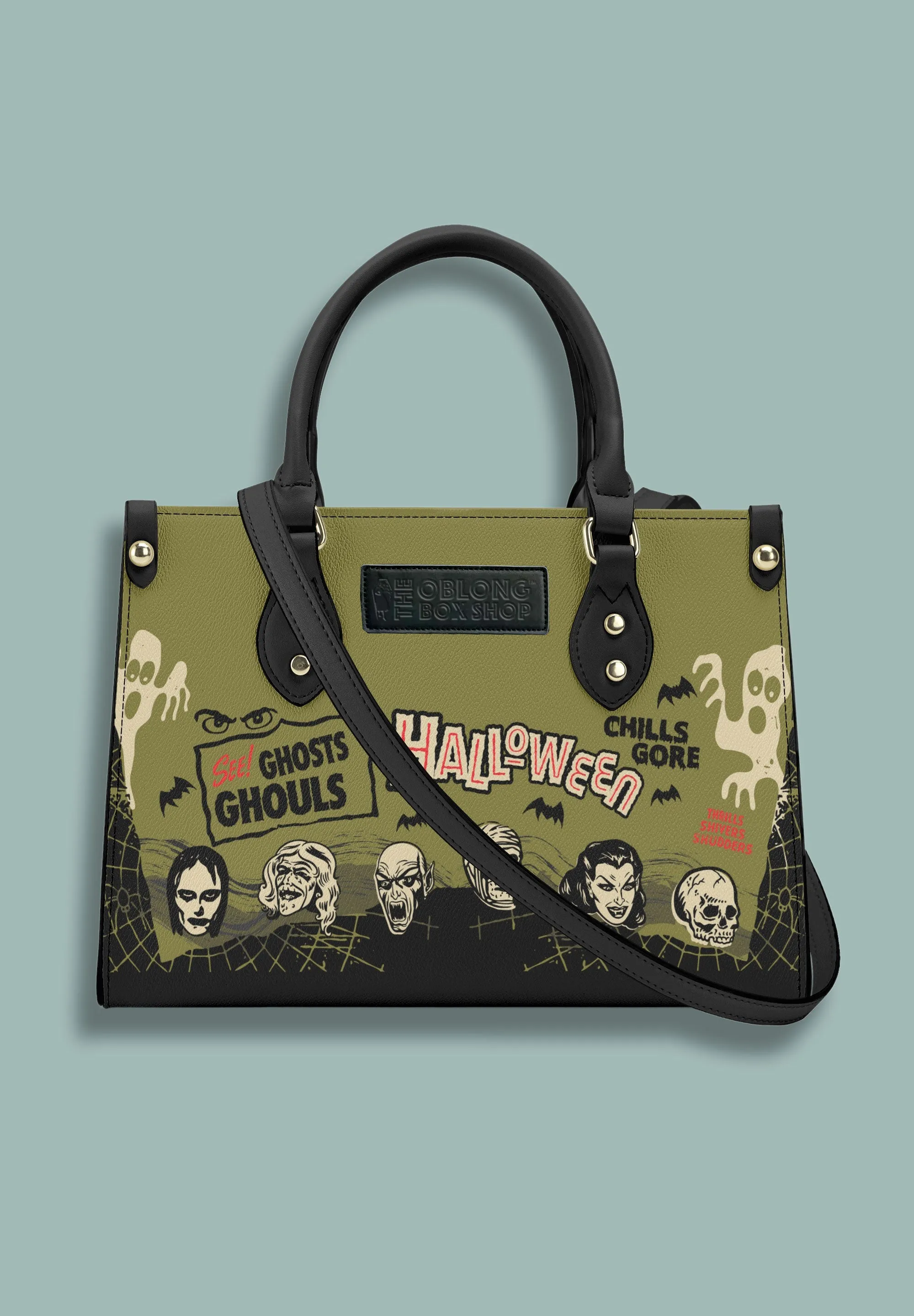 Vintage Ghosts & Ghouls Halloween Purse