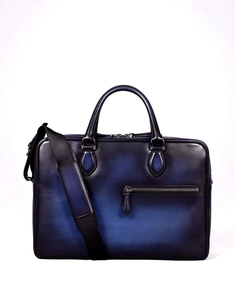 Vintage Smooth Cowhide Leather  Briefcases, Business Bags  And Laptop Computer Handbags