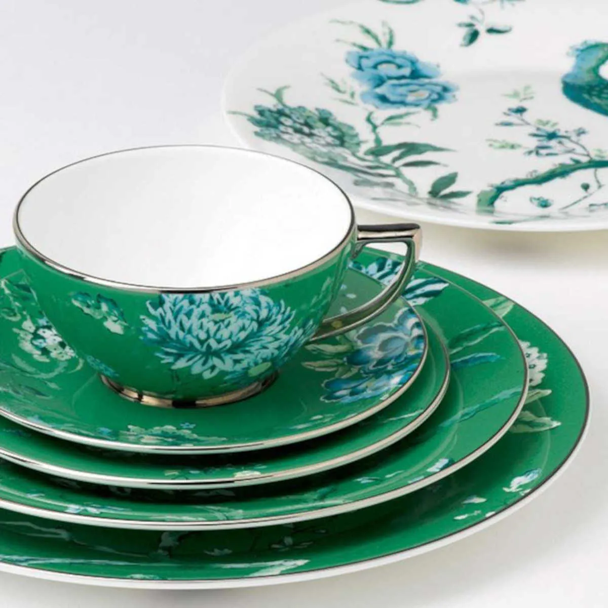 Wedgwood Jasper Conran Chinoiserie Plate Green 18cm