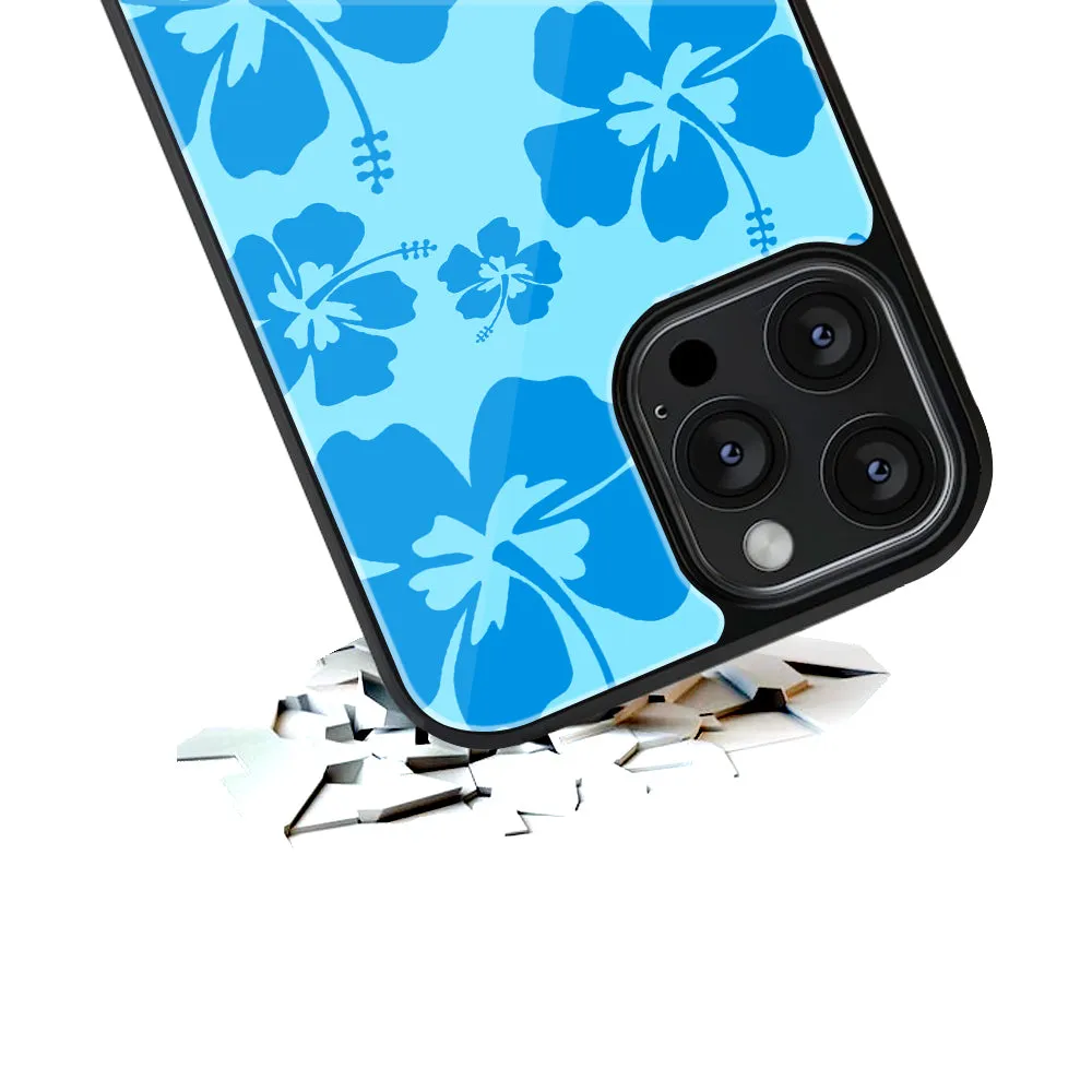 Wildflower Blue Phone Cover | Glass Case