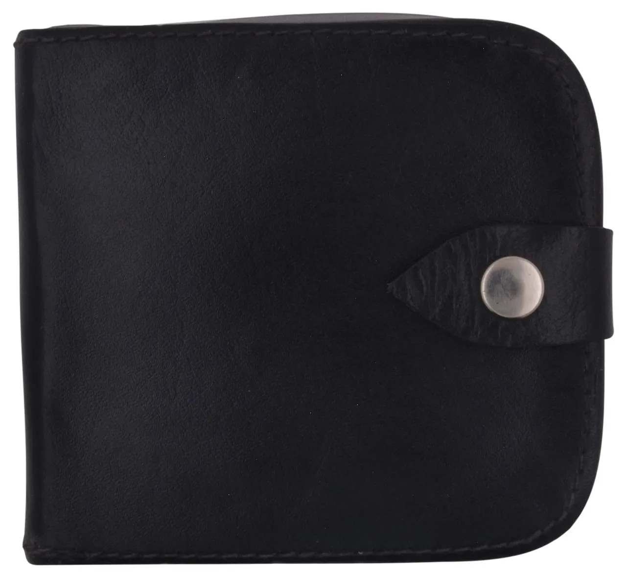 Women's Black Coin Horse Shoe Shape Change Purse With Snap Closure