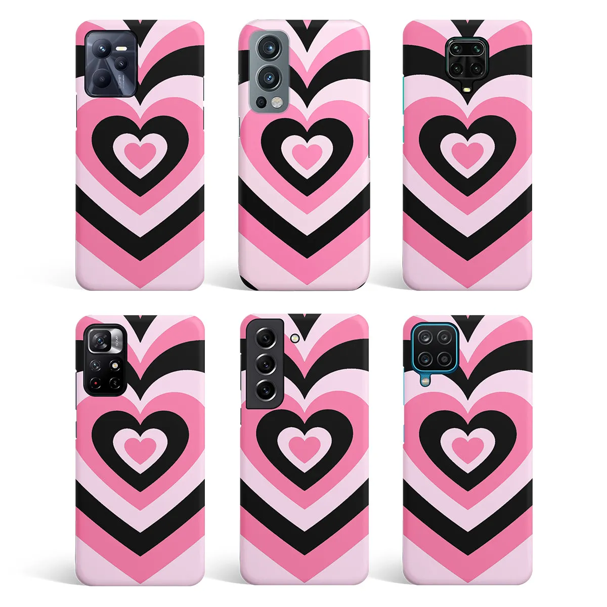 Y2K Bubblegum Hearts Phone Cover | Matte Case